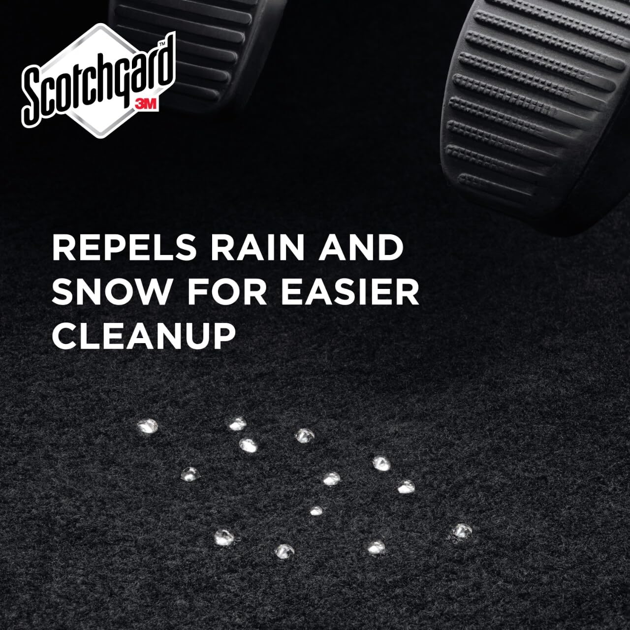 Scotchgard 4104D spray application on car seat upholstery