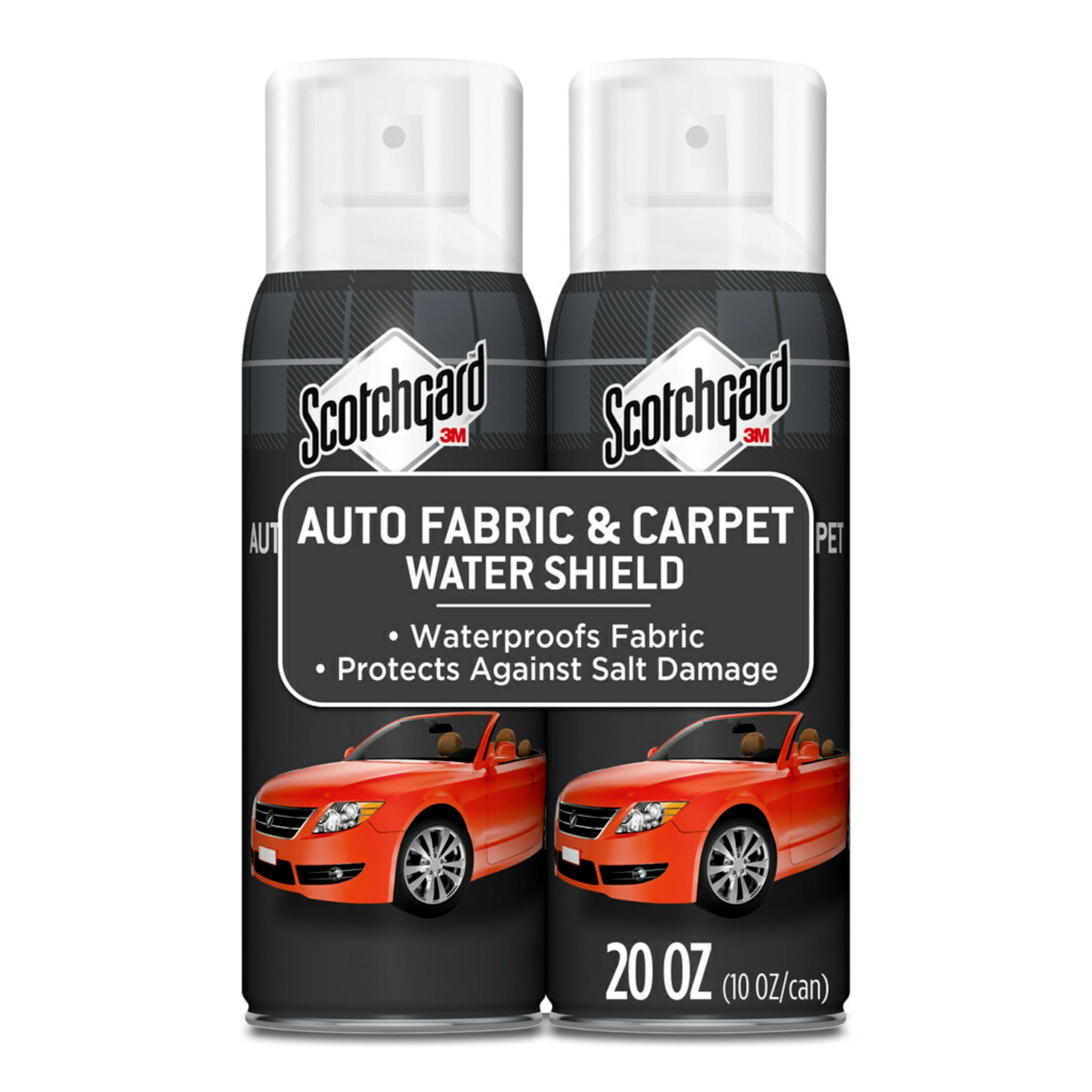 Scotchgard Auto Spray Application: even coat preserves fabric softness while repelling spills.