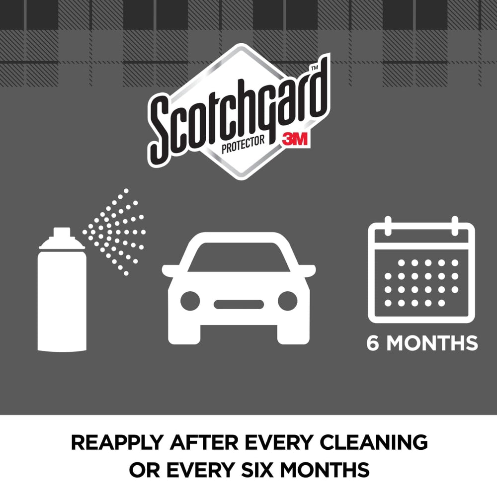 Scotchgard seat covers provide versatile interior protection.