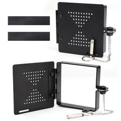 Scottchen PRO RV bumper caps assembly showing 2-pack kit for 4-inch square bumpers