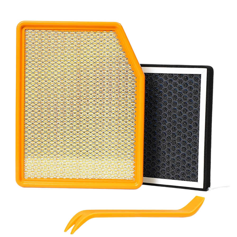 Screw Rhino engine air filter front view for cleaner intake air