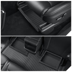 SCREW RHINO under-seat storage box open to reveal waterproof inner layer for damp items