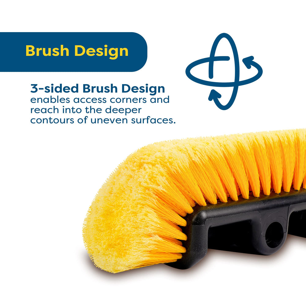 SCRUBIT storage bag included keeps brushes protected and ready.