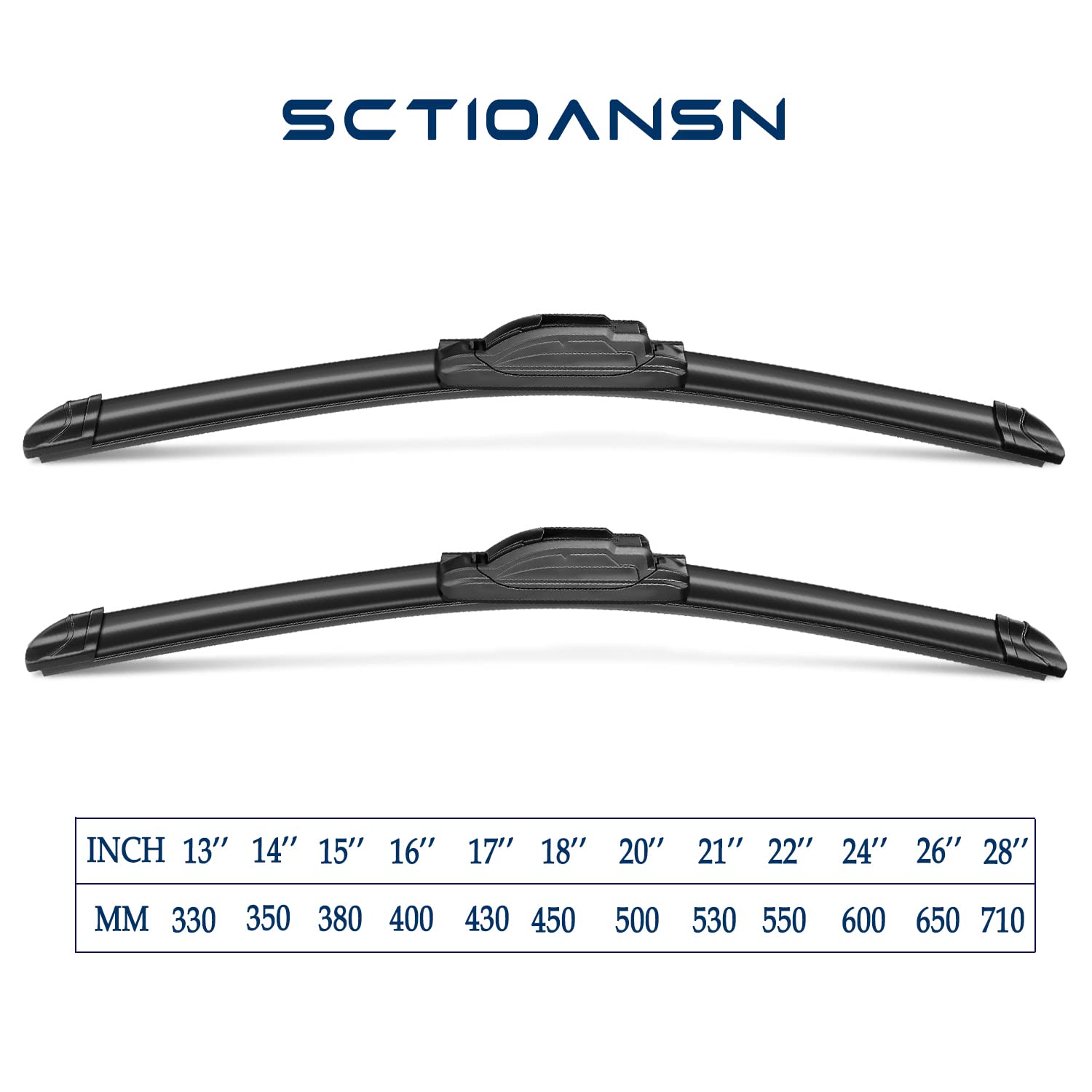 Sctioansn Forester rear 14-inch wiper blade maintains rear visibility.