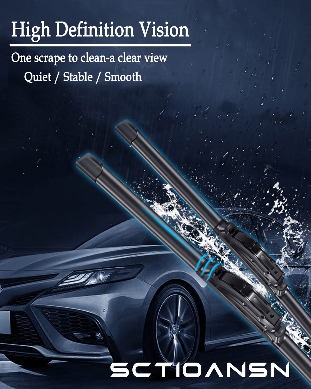 Sctioansn Pathfinder 26inch front-left wiper improves rain visibility