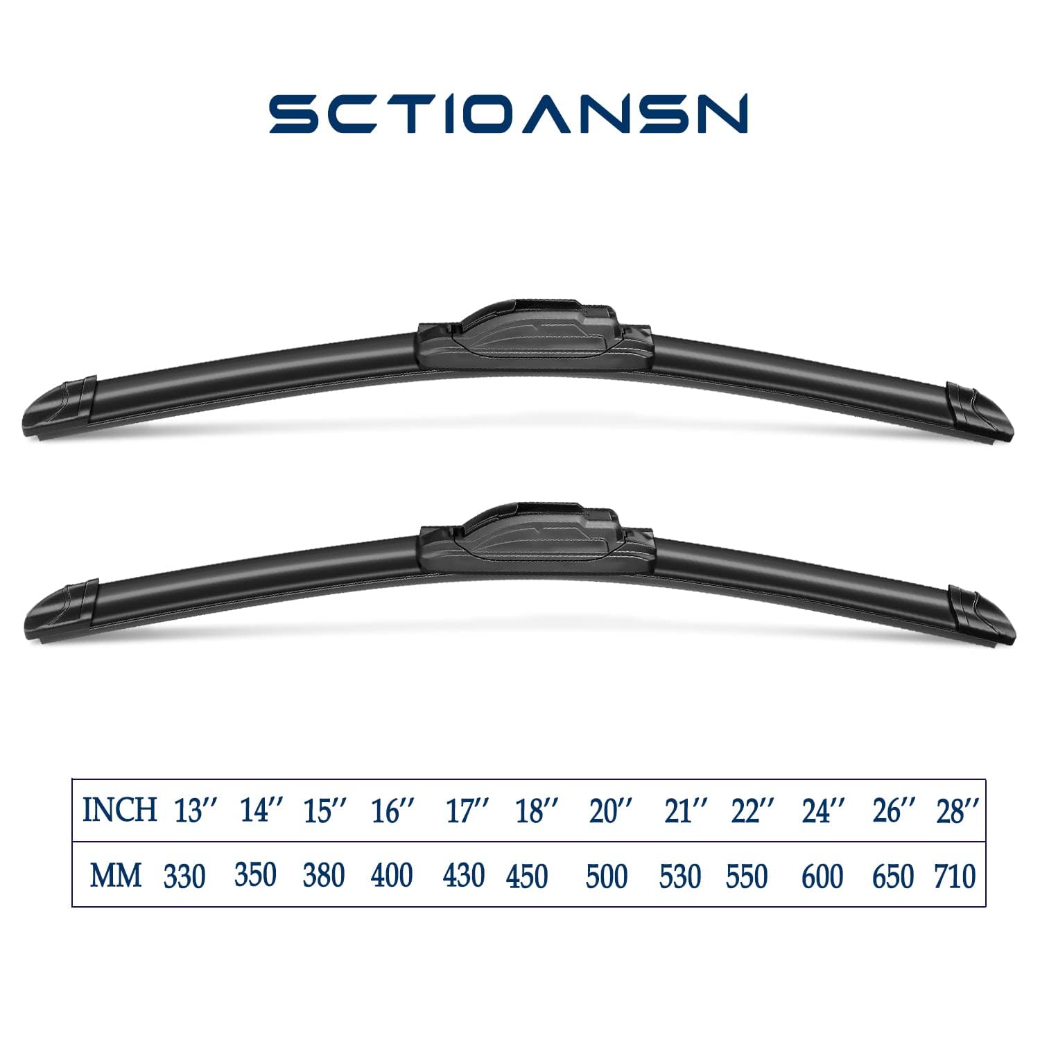 Sctioansn wiper blades Town & Country front driver 28 inch for reliable rain clearing