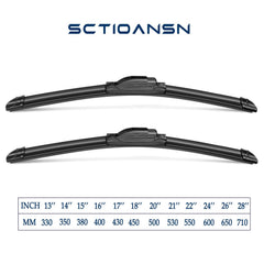 Sctioansn wiper blades Town & Country front driver 28 inch for reliable rain clearing