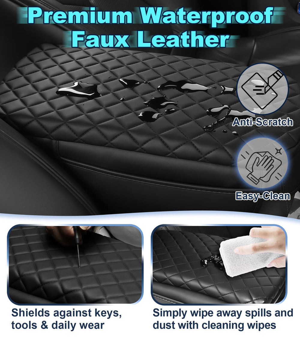 SDPVorn armrest cover waterproof faux leather is easy to clean
