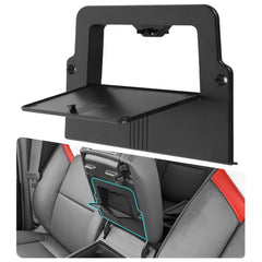 SDPVorn bolt-on hidden storage box front view under armrest for Colorado Canyon
