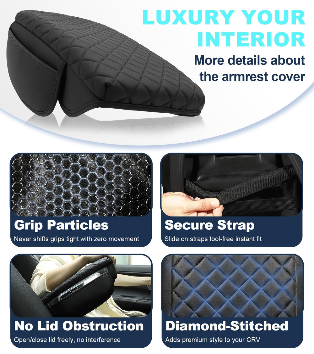 SDPVorn CR-V armrest with 1 inch lift improves ergonomic support.