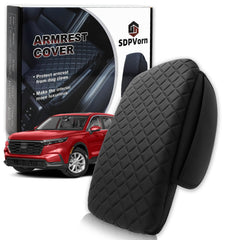 SDPVorn CR-V center console cover with diamond pattern adds premium interior appeal.