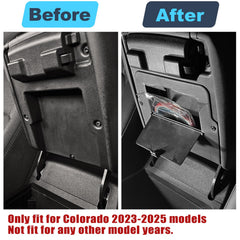 SDPVorn hidden armrest lid storage installation for Colorado Canyon