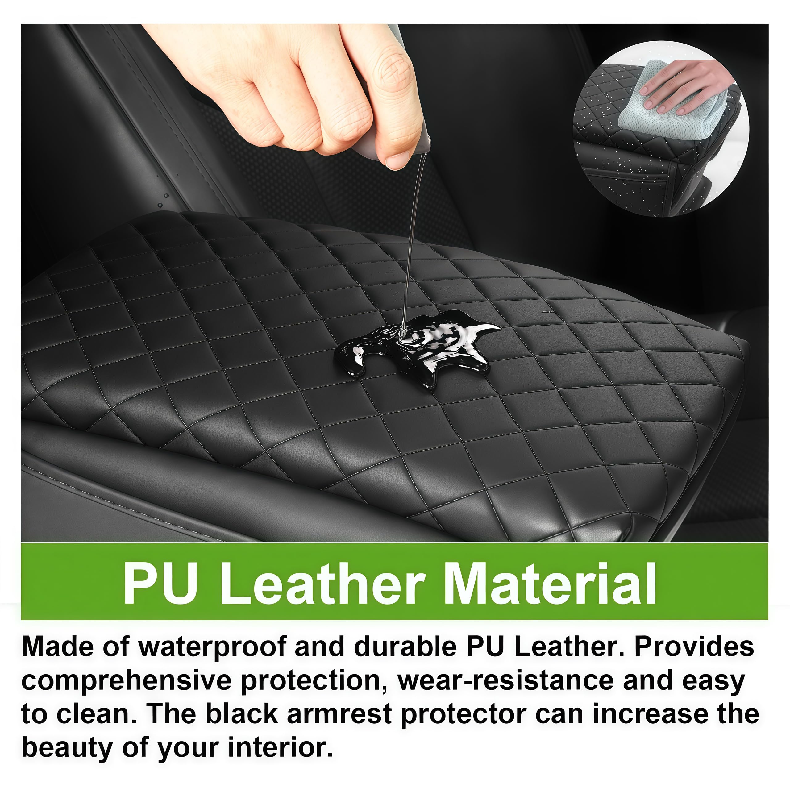 SDPVorn black faux leather finish enhances cabin aesthetics.
