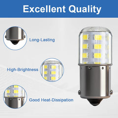 SDRZJX BA15S LED bulbs packaging shot with four bulbs included