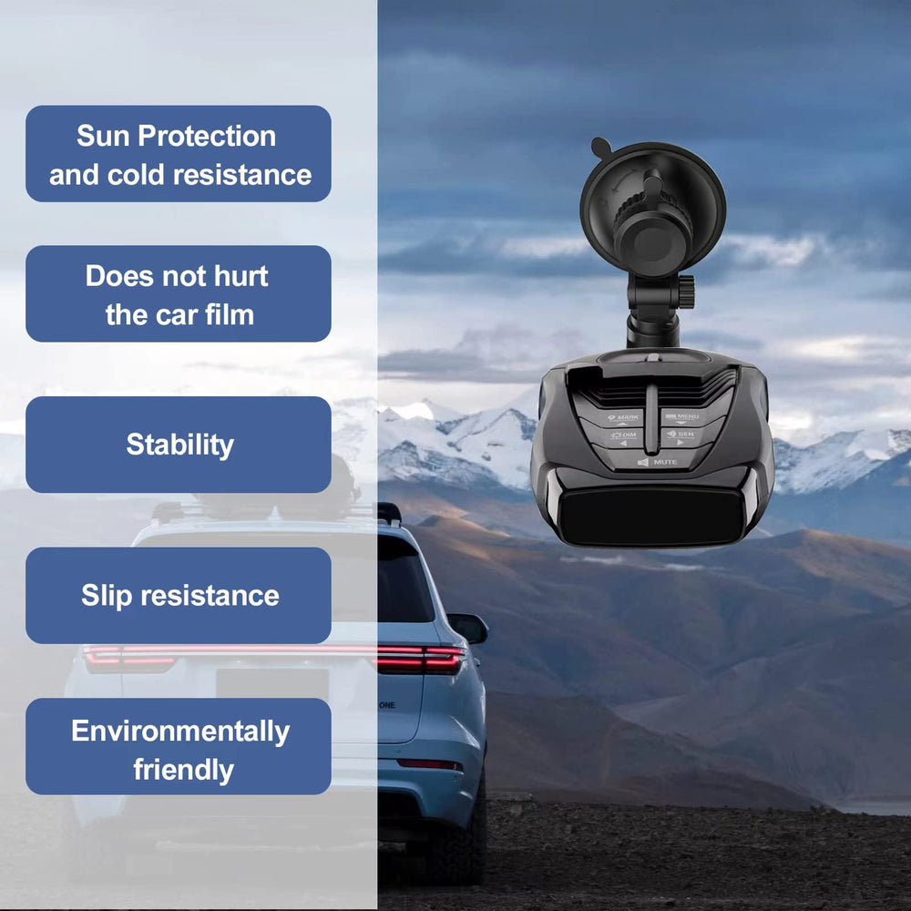 SDSACZMU windshield mount featuring rotary switches for easy angle adjustment while driving.