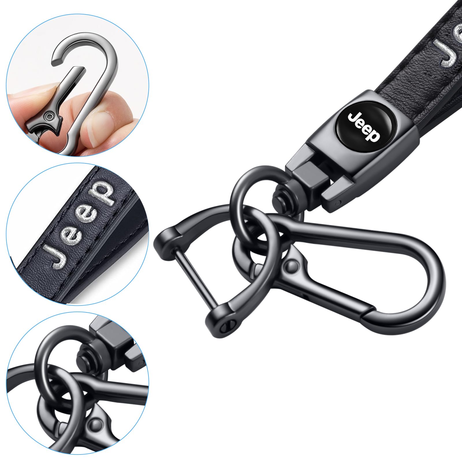 SDSHSM zinc alloy metal body resists wear on daily car keys.