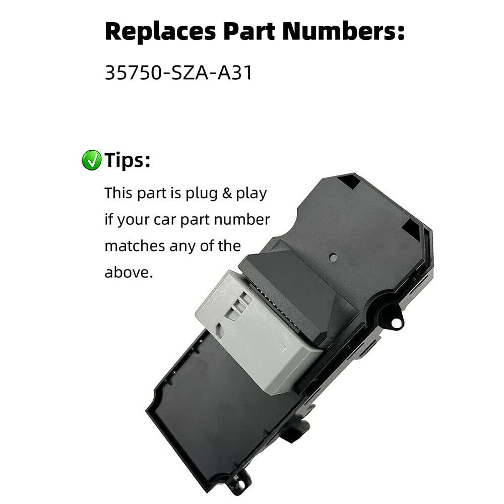 SDYYDS Master Power Window Switch back terminal illustrating wiring compatibility