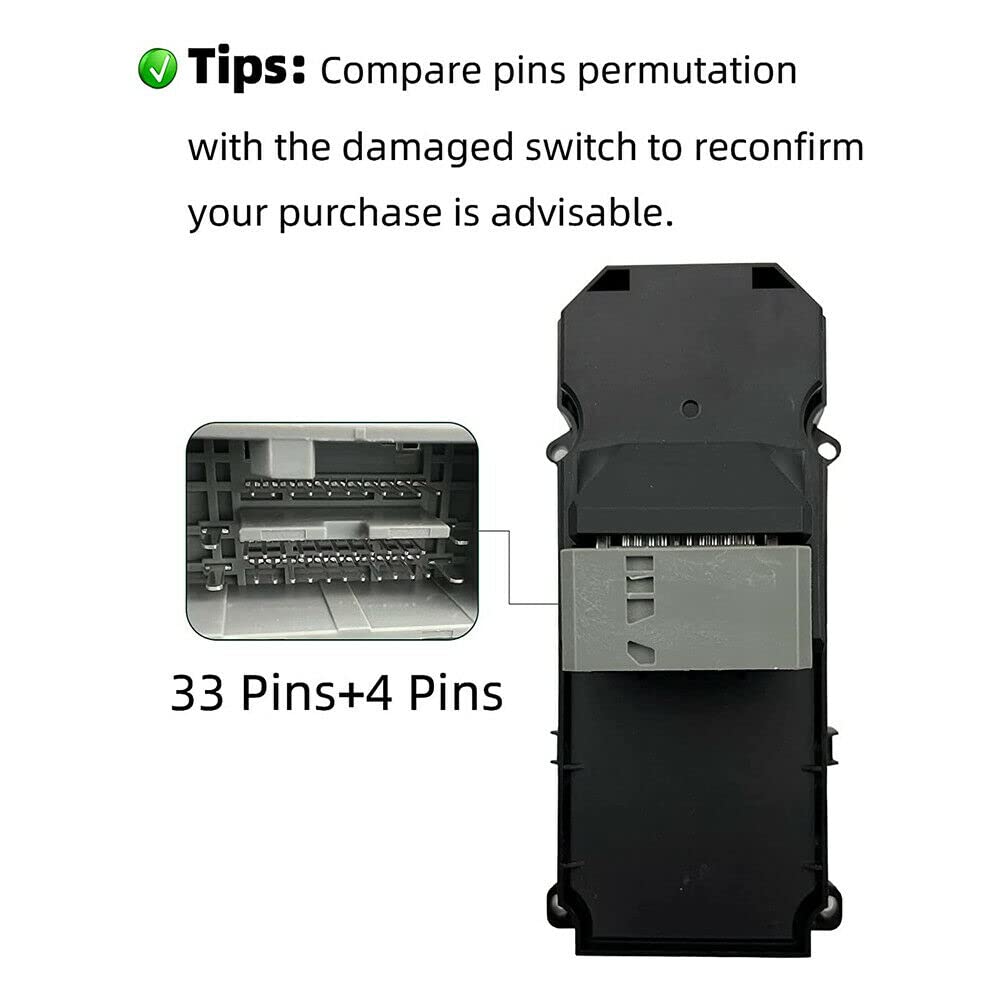 SDYYDS Master Power Window Switch packaging protects parts during shipping