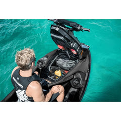 Sea-Doo OEM 295100835 bin on board for sturdy cargo organization.