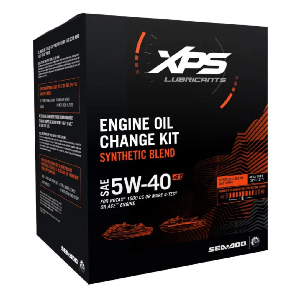 Sea-Doo OEM 9779251-1 kit contents for easy DIY oil change on watercraft