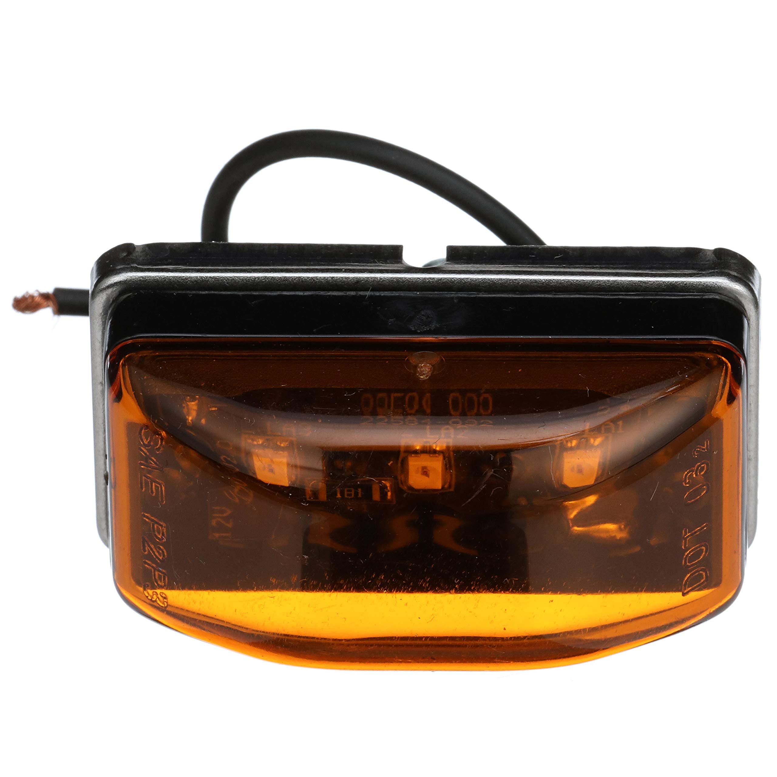 SEACHOICE amber LED clearance light close-up showing durable watertight design for marine use
