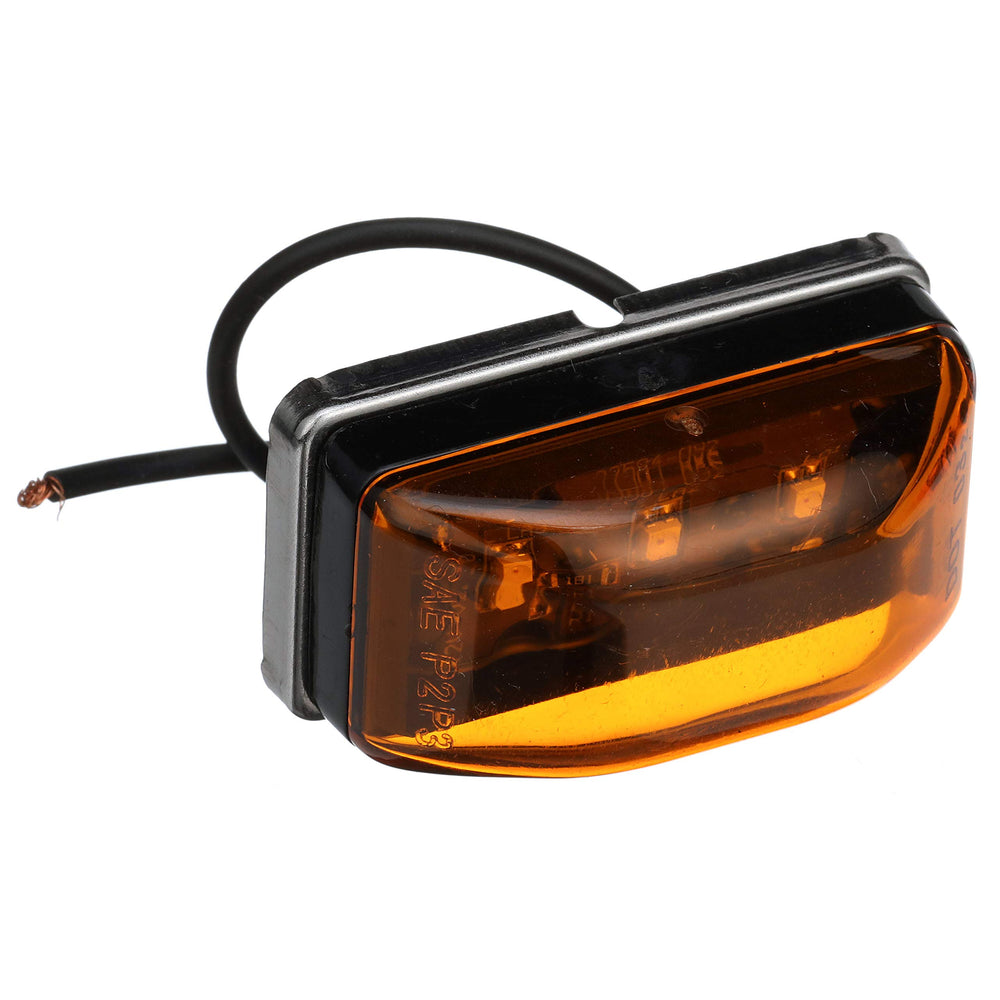 SEACHOICE amber LED stud seal highlighting watertight construction for submersion-ready signaling