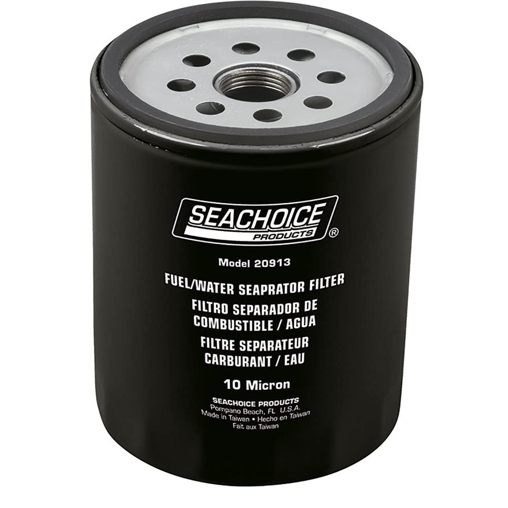 Seachoice fuel water separator canister for Yamaha engines, with 10-micron filtration