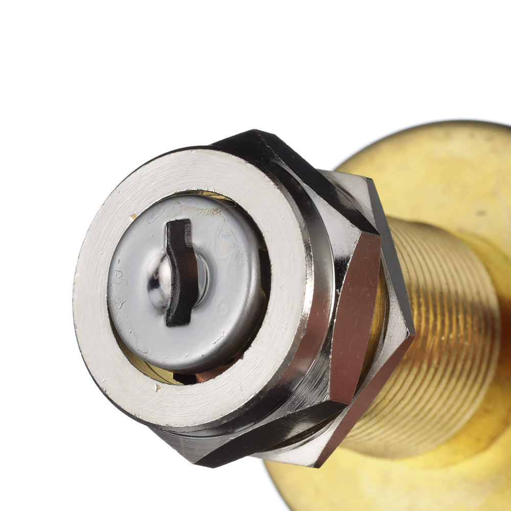 Close-up of SEACHOICE brass ignition switch highlighting durable construction.