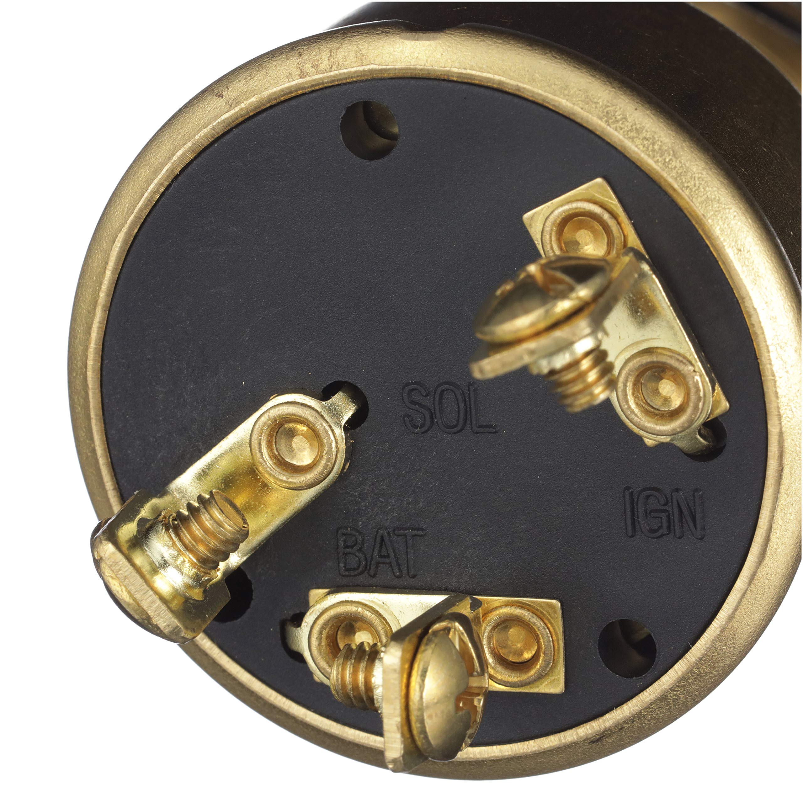 Stem and panel fit of SEACHOICE ignition switch demonstrates compatibility with 1 inch panels.