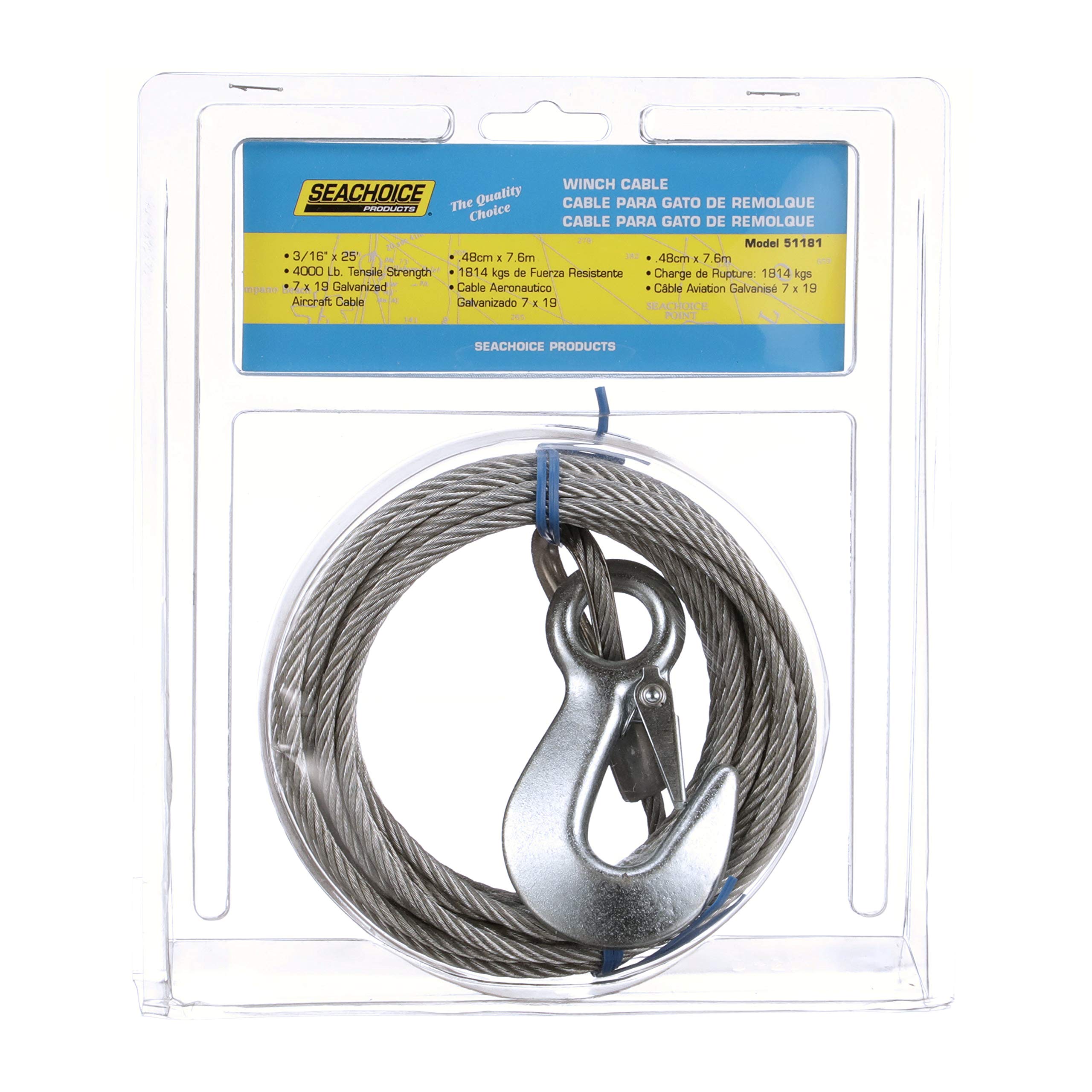 Marine winch setup featuring Seachoice hardware ready for use