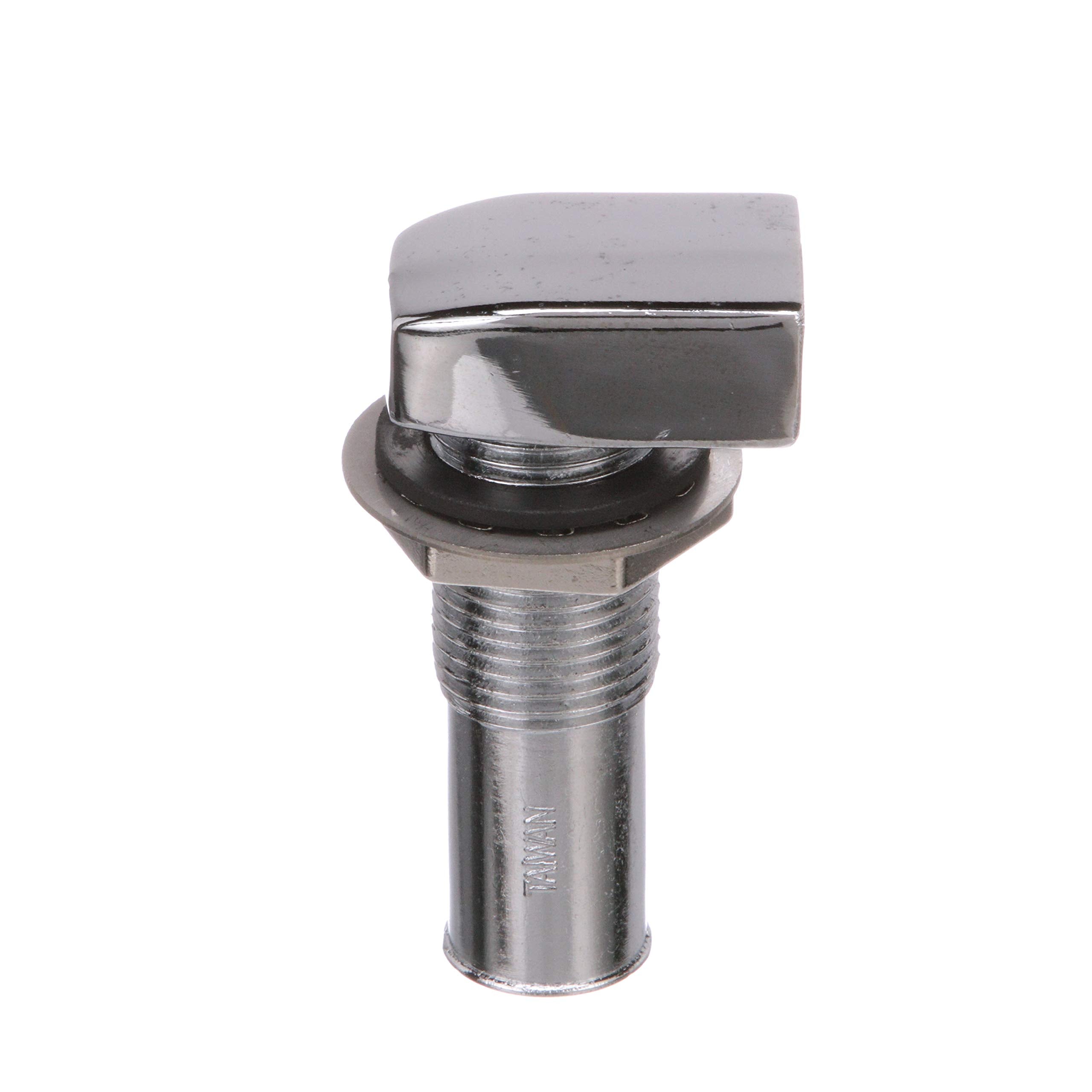 SEACHOICE chrome vent with wide-flanged locking nut for secure mounting