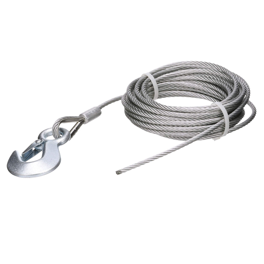 Seachoice galvanized winch cable resists corrosion in marine conditions