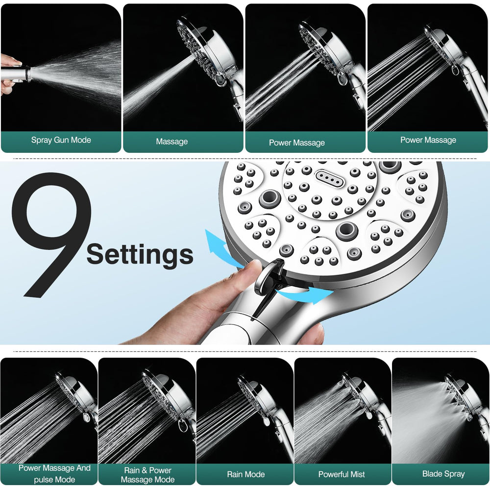 SeaCity shower head includes built-in filter for cleaner water during travels
