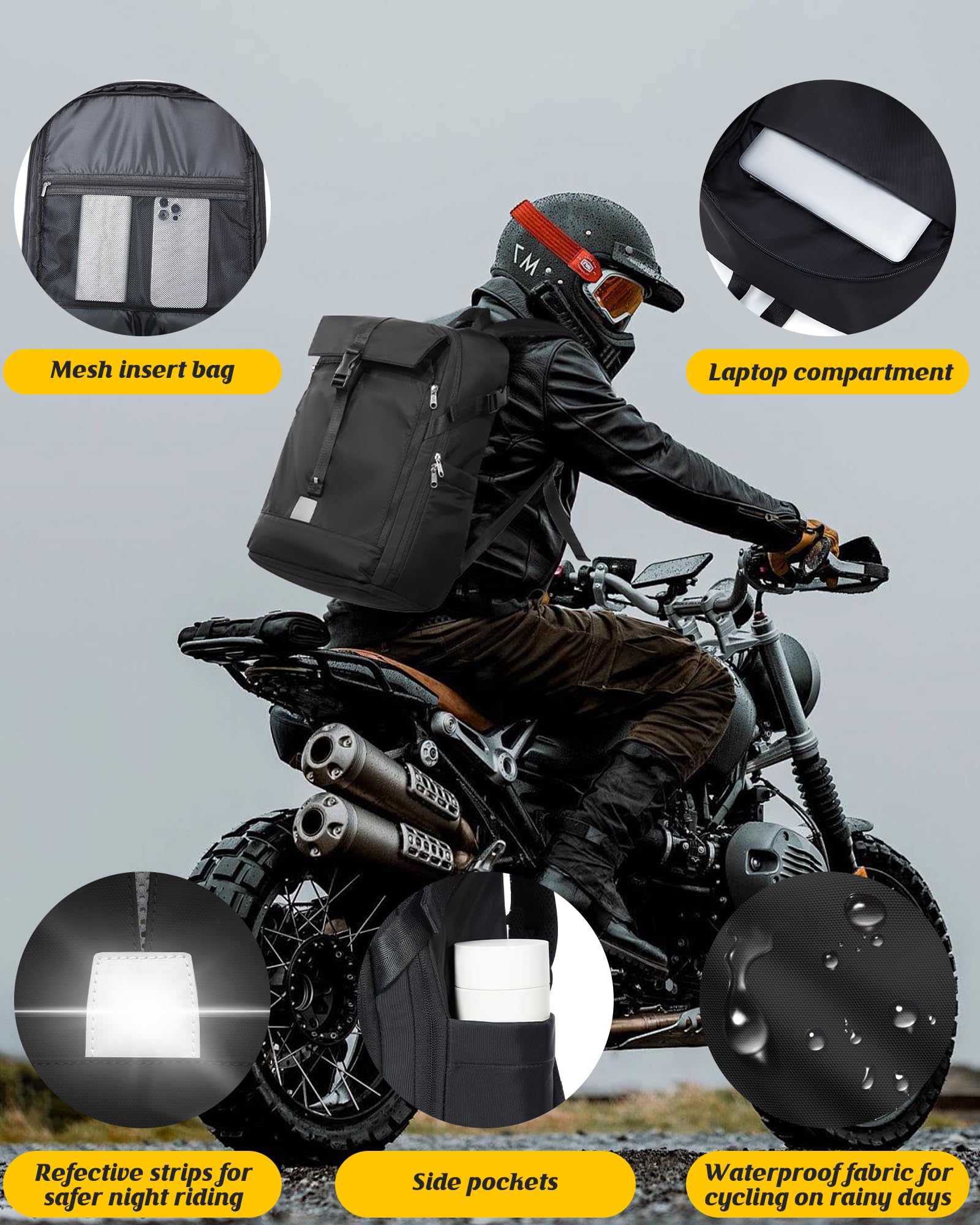 SEAFEW helmet backpack padded breathable straps reduce fatigue on long trips