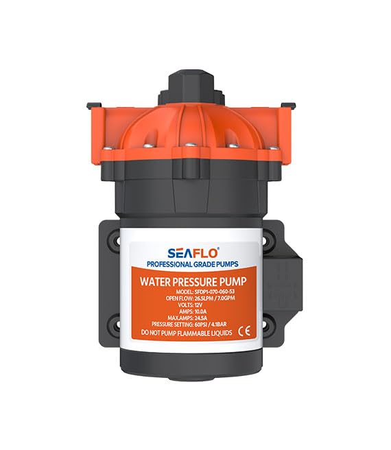 SEAFLO 53-Series bypass system close-up demonstrates pressure stability
