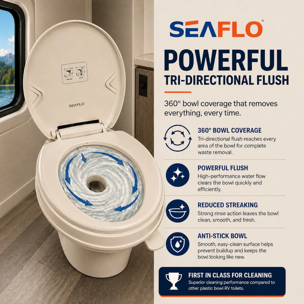 SEAFLO IAPMO testing label indicating standards compliance