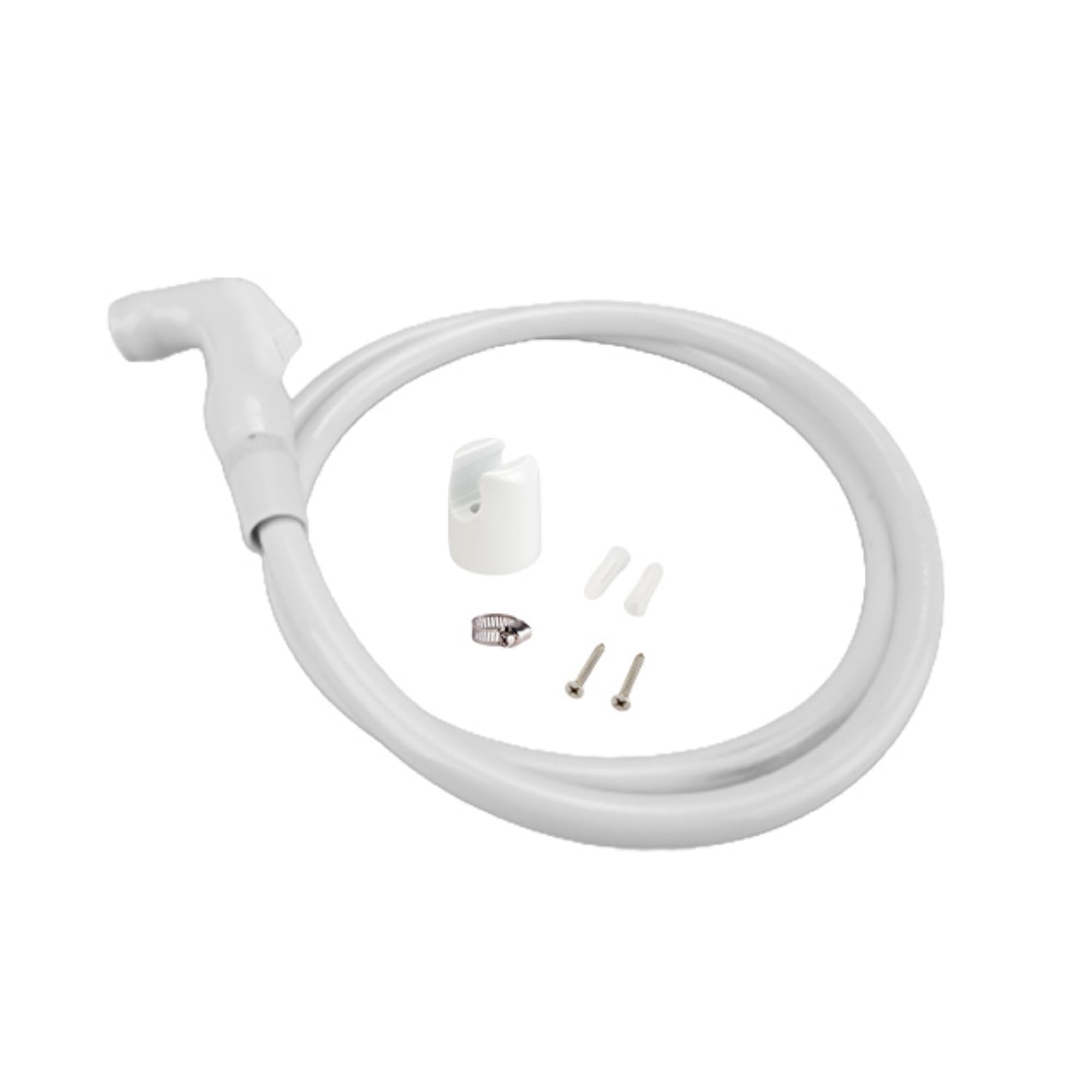 SEAFLO RV toilet hand sprayer in white for easy, water-saving bowl rinsing on the go