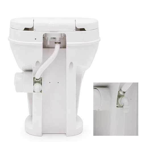 SEAFLO RV toilet soft-close seat reduces noise during travel