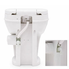 SEAFLO RV toilet soft-close seat reduces noise during travel