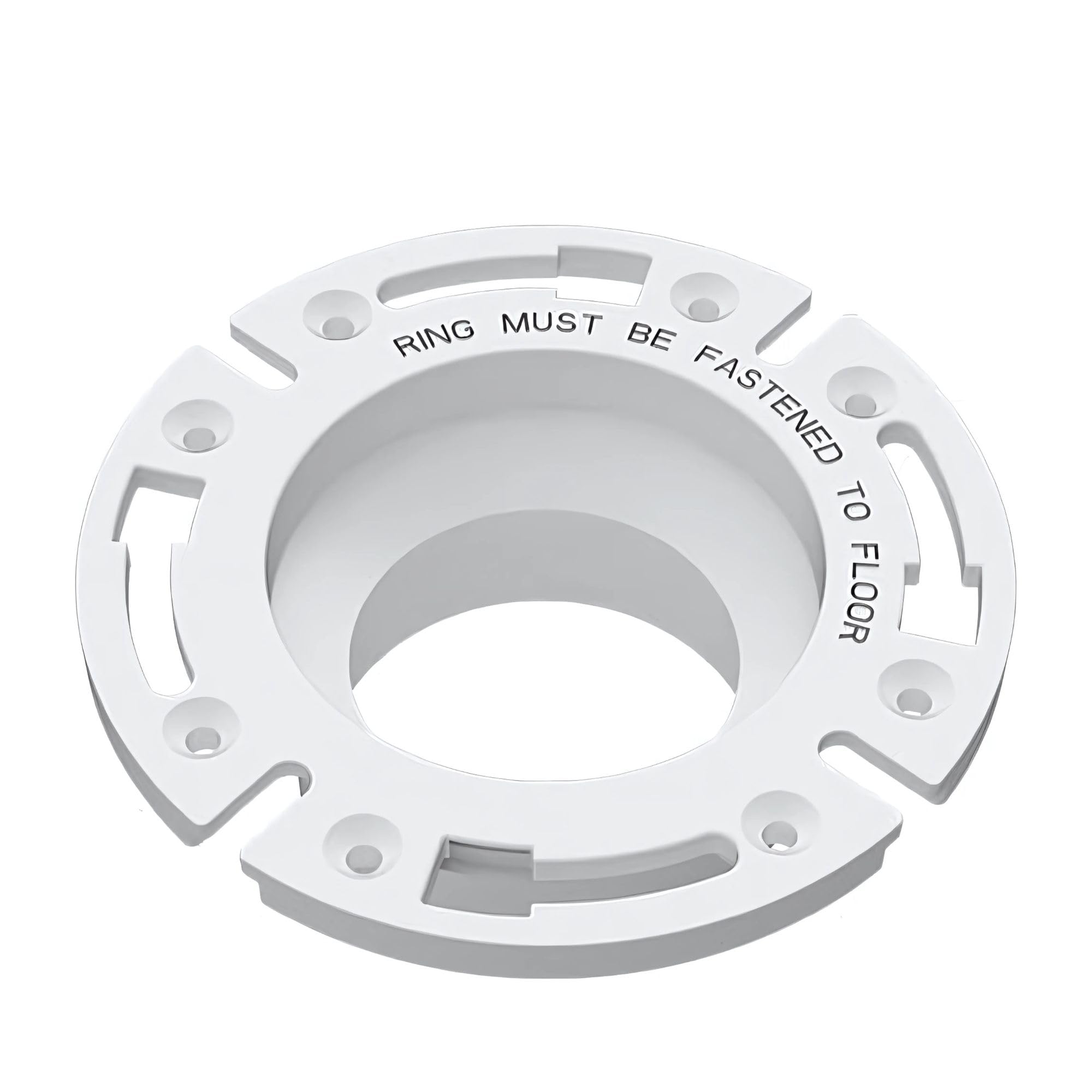 SEAFLO universal RV toilet 3-inch floor flange top view for a secure fit
