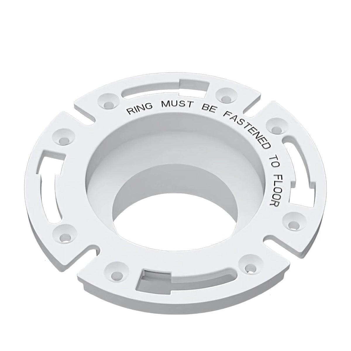 SEAFLO universal RV toilet 3-inch floor flange top view for a secure fit