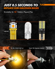 SEALIGHT 194 Amber 2000K door courtesy light brightens entry area.