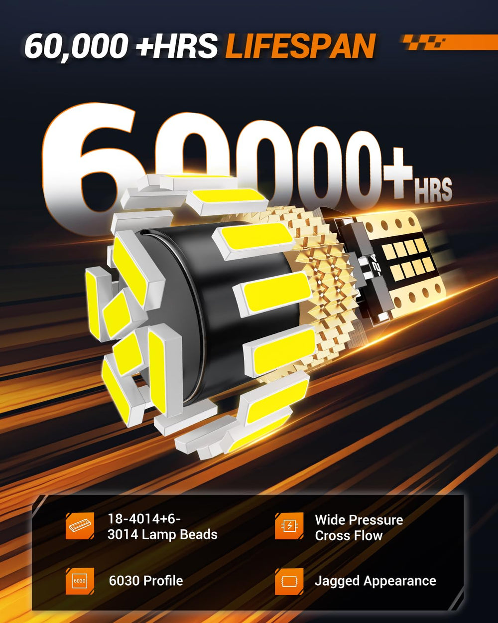 SEALIGHT 194 LED bulb for map light offers crisp reading light.