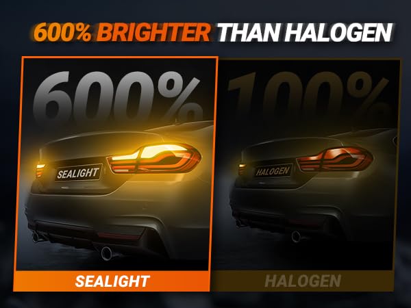 SEALIGHT 3157A amber aviation aluminum heat-dissipation design supports long life.