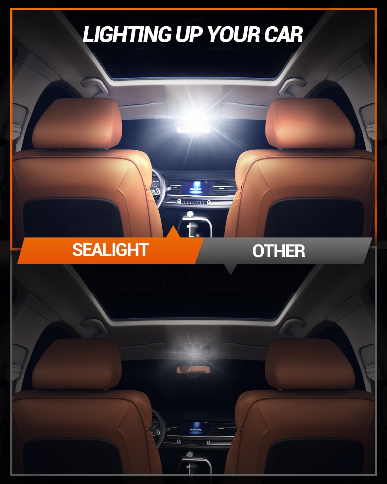 SEALIGHT 578 LED bulb license plate light keeps plates visible