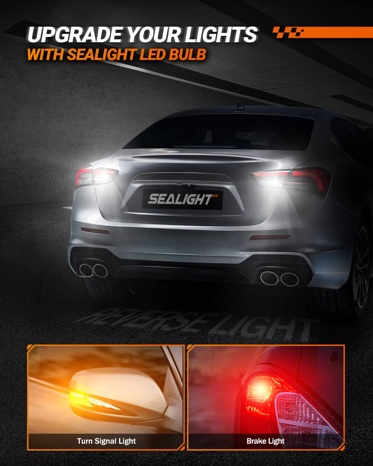 SEALIGHT 7443/7440 tail light provides bright rear signaling