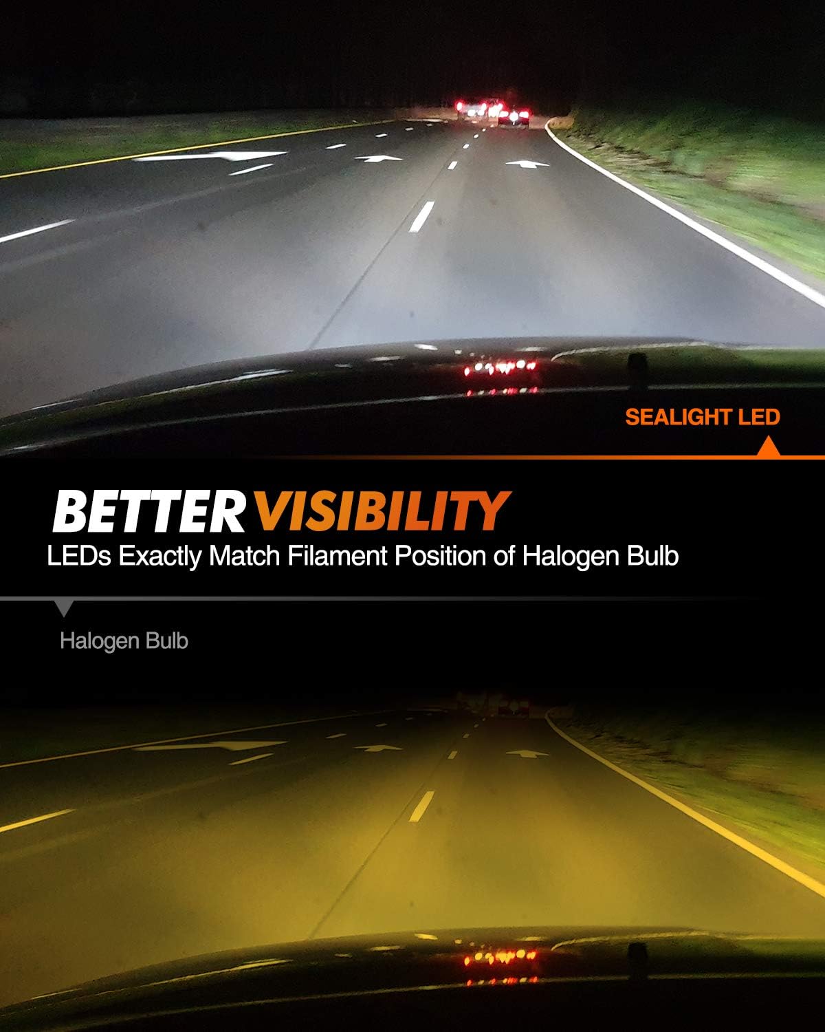SEALIGHT 880 cool white 6500K beam for clear conditions