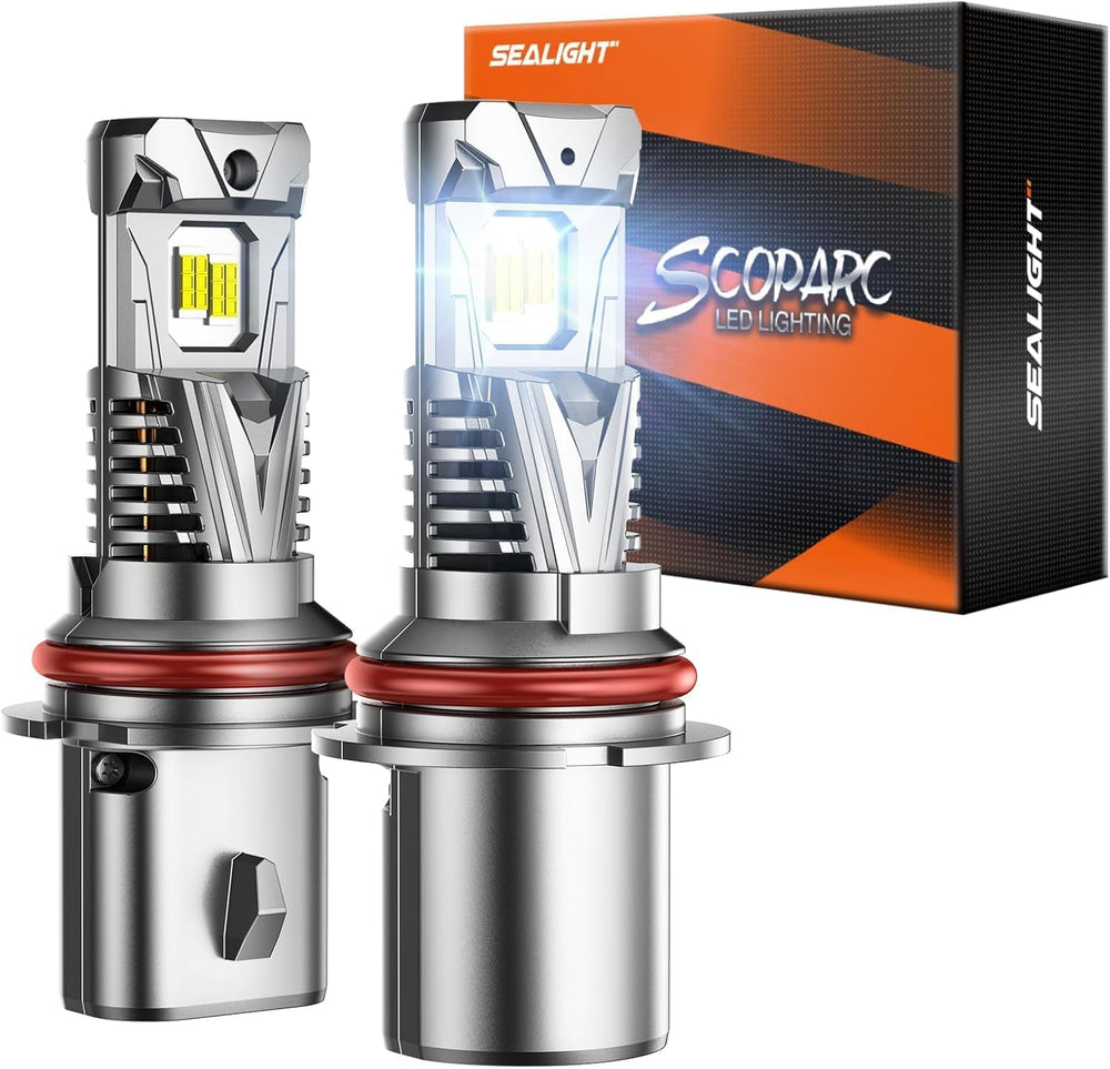 SEALIGHT 9004 headlight bulb front view for improved night visibility