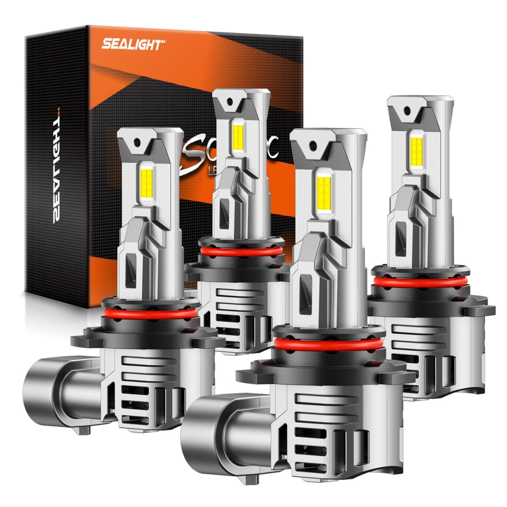 SEALIGHT 9005 9006 bulbs chipset detail for high brightness performance