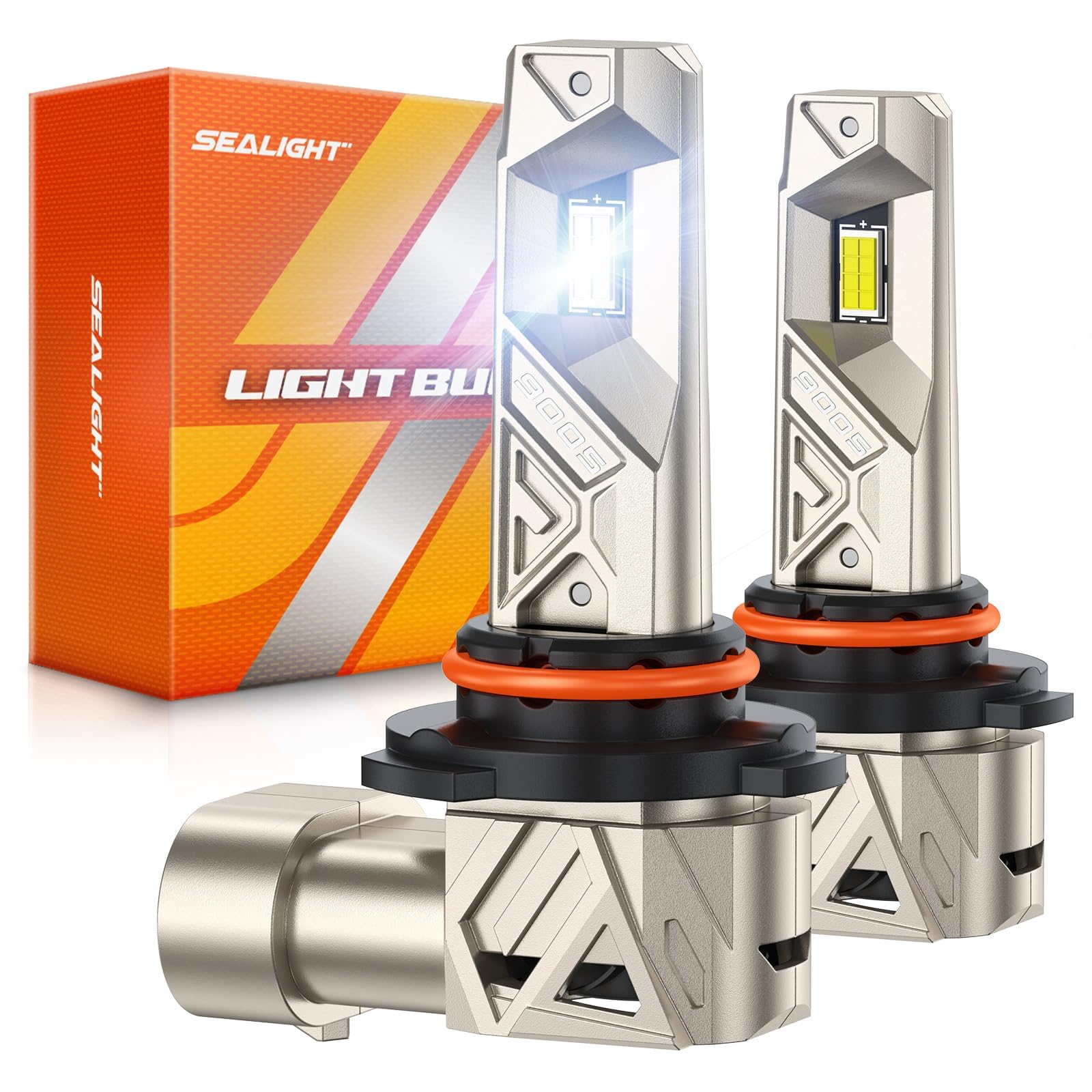 SEALIGHT 9005 HB3 bulbs in packaging ready for an easy upgrade.